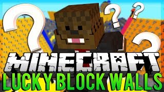 Minecraft: Lucky Block WALLS PVP! Modded Minigame
