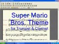 Super Mario Bros. Theme for Trumpet & Clarinet