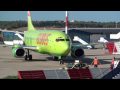 Globus B737 & Transaero B747 Pula Airport 15.08.2009