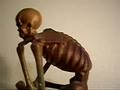 The Thinker skeleton statue -- Multi toned & textured examp