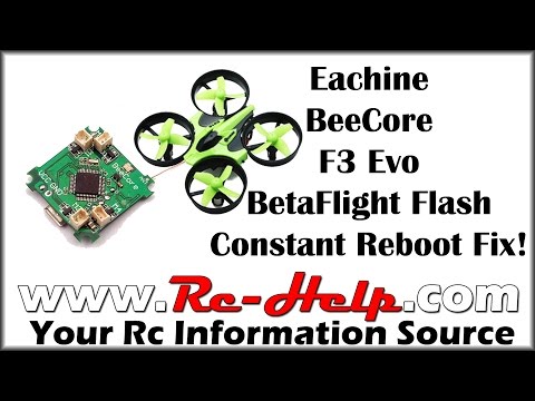 BetaFlight Flash & Constant Reboot FIX!