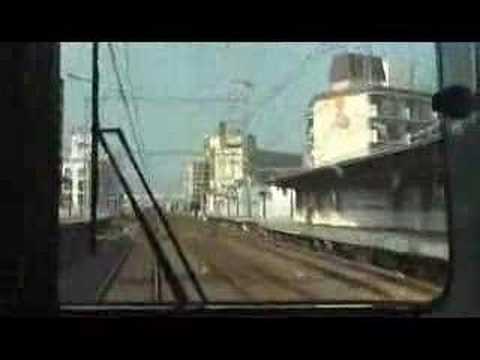 京阪電車の複々線 Keihan Railway quadruple track