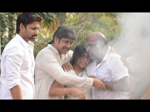 Akkineni Nageswara Rao Cremation Photos
