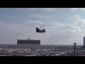 Helicopter and pace car at TMS
