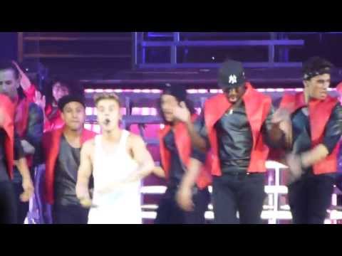 Gelredome - Justin Bieber - Beauty and a beat (live) Arnhem Gelredome Netherlands 13.04.2013 concert twitter @hopesnotdead filmed with a Panasonic Lumix TZ31.
