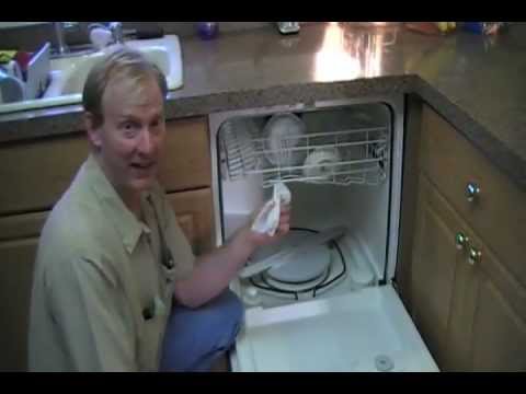 how to get mold out of a dishwasher