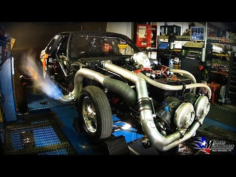 dyno - 2014, Mike Murillo 93 Mustang LX (LAFAWNDUH) gots some new upgrades. Check Em out at for updates @ https://www.facebook.com/MikeMurilloRacing Skull Crusher A...