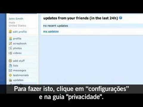 Dicas de Privacidade do orkut