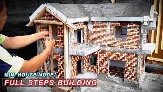 Создание модели Мечта Мини-дом с кирпичами | Полные шаги как реальность
