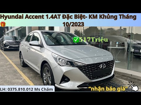 Hyundai Accent Đặc Biệt Màu Bạc Hiếm | Giá Xe: 517Triệu | Có Hỗ Trợ Trả Góp