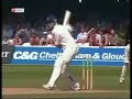Ntini Breaks the Bat f Andrew Flintoff Ntini Breaks the Bat f Andrew Flintoff