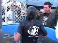 Danielle in the Miller Lite Dunk Tank