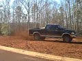 Mud boggin and doing donuts