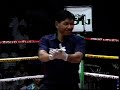 muay thai match: n  o  kaityongyut vs  f  piyatakul 1/4
