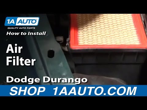 How To Install Replace Air Filter Cleaner Dodge Durango Dakota 98-03 1AAuto.com