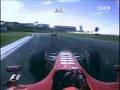 Michael Schumacher overtakes Barrichello Brazil 2006