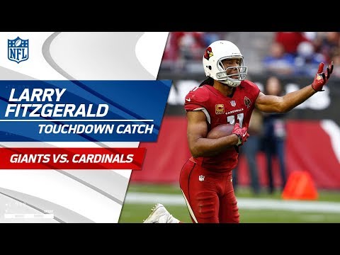 Video: Larry Fitzgerald's Clutch Catch Caps Off Arizona's TD Drive! | Giants vs. Cardinals | NFL Wk 16