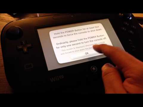 how to turn wii u off