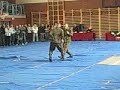Pokazy \"combatu 56\"  uczniow Liceum z Rudy Slaskiej w Zespole Szkol w Pilicy