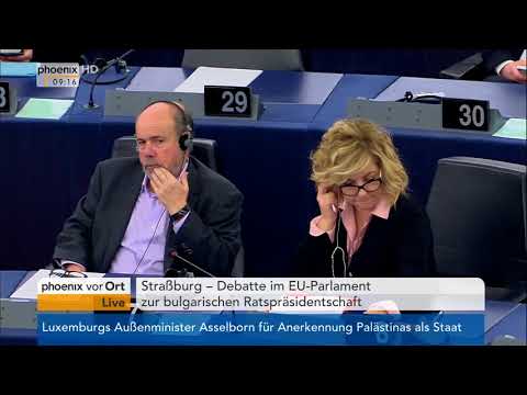 EU-Parlament: Debatte zur bulgarischen Ratspräsidents ...