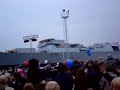 HMS DARING launch. HMS DARING launch.