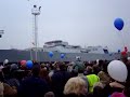 HMS DARING launch.