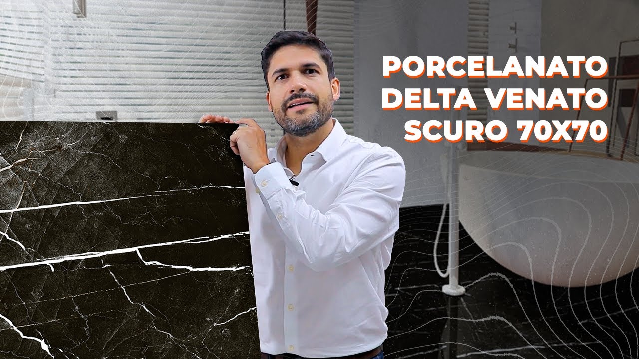 Porcelanato Delta Venato Scuro 70x70