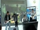 Our band, Ninja Monsters, got into the finals of the X08 Rock Band competition. We were given 3 downloaded songs to choose from: Dr Feel Good - Motley Crue Message In A Bottle - The Police Under the Bridge - Red Hot Chili Peppers Under the Bridge was probably the most familiar song but was rather slow compared to the rest. Message in a Bottle was the longest song so we decided to go with that one. We dont usually play on Xbox Live.. so we had to register with Xbox, buy points, download the song, learn a song (that sadly, non of us has ever heard before... no disrespect to The Police.. it was a good song), practice it and then play it for the finals the following day.. all in one night (because you only know the song list when they call to tell you that you made it through the qualifiers) Our usual score during 1 night worth of home practice are usually somewhere between 1.1mil to 1.5mil. For some reason, we never do as well in competitions. If you have problems viewing this video from your country, go to this link (same video without the actual soundtrack at the intro) www.youtube.com