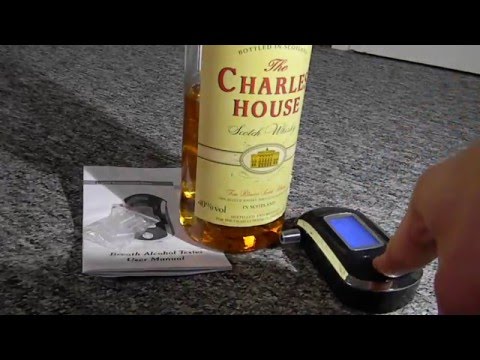 Atem Alkohol Tester im Whiskey Scotch Test Party Gadget