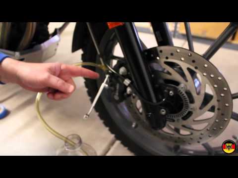 how to bleed turning brakes