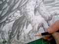 Fantasy Art of Ed Beard Drawing Demo Part 4of5