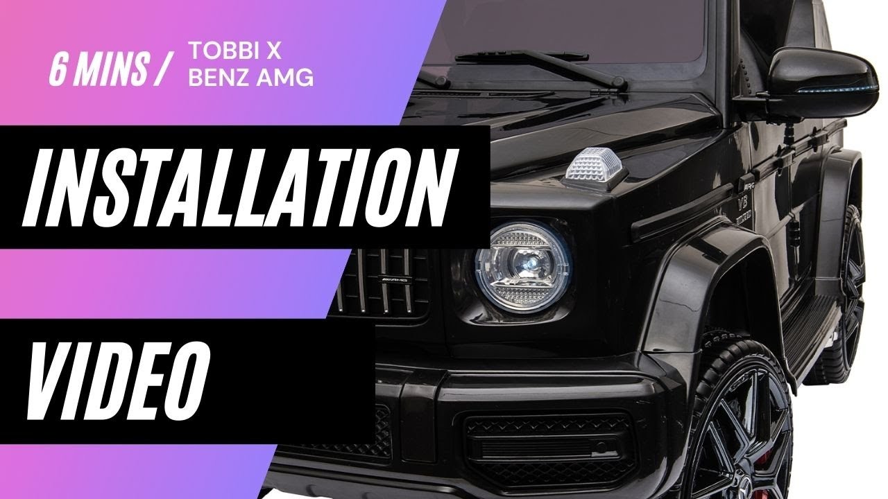 TOBBI Mercedes Benz AMG Kids Ride-on Car Installation Video