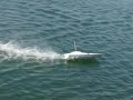 Kyosho Twin Storm 800 twin motor powered boat (stock motors and speed control) with two 8.4v 3800mah batts