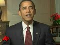 Obama Delivers Holiday Message