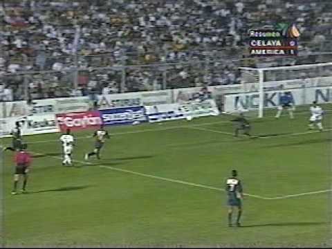 TOROS CELAYA - AMERICA VS CELAYA, INVIERNO 2000, FUTBOL MEXICANO, CELAYA EN PRIMERA DIVISION, BASILE, ATLETICO CELAYA, TOROS DEL CELAYA, AMERICA.