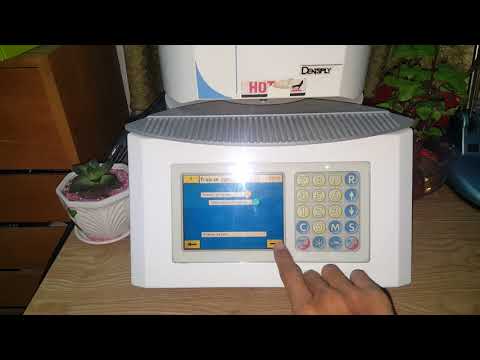 Hướng dẫn các phím trên lò sứ Dentsply Multimat Touch 2