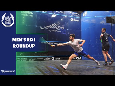Allam British Open Squash 2022 - Men's Rd 1 Roundup