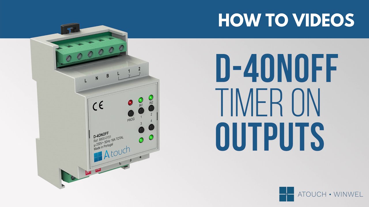 Como definir um temporizador nas saídas/dispositivos