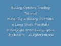 Binary Options Trading Tutorial - Pairing a Put Option with a Long Stock Purchase