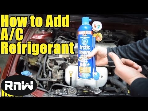 how to drain freon from car