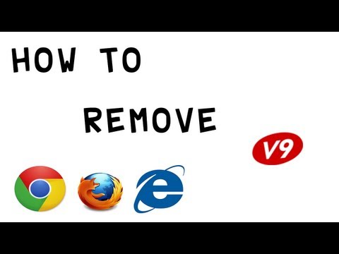how to remove www.v9.com