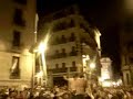 Samedi soir, pampelune, un ballon coincé à un balcon... une star est née !!!!