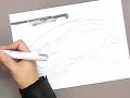 Drawing Mitsubishi \"i\" part 1 Drawing Mitsubishi \"i\" part 1