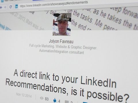 how to post a recommendation on linkedin