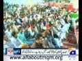 Huge public meeting of MQM in Kotri, Sindh addressed by Farooq Sattar