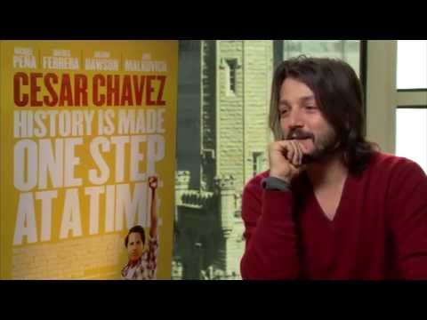 Diego Luna talks 'Cesar Chavez' and why he cast Michael Pena