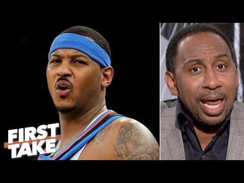 Video: Stephen A. confirms Carmelo Anthony’s name is being smeared in NBA circles | First Take