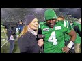 Darian Durant TSN post game interview following West Final - November 22, 2009