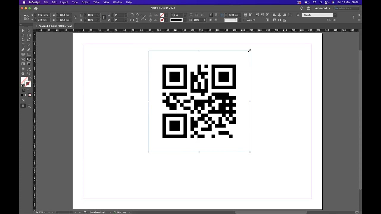 How to create QR code - Adobe InDesign