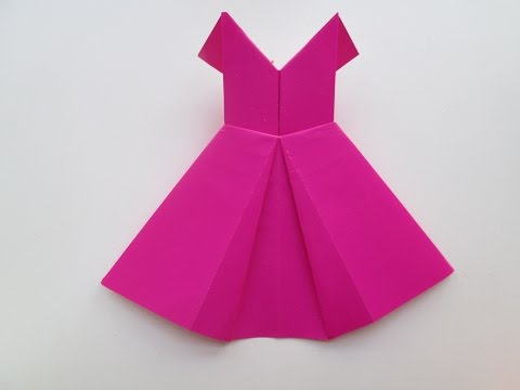 Comment faire une robe avec du papier coloré